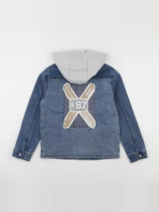 IKKS - veste imprimé au dos bleu - 10 ans