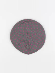Vertbaudet - bonnet gris, rose - 24/36 mois
