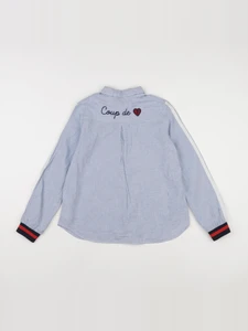 IKKS - blouse blanc, bleu - 10 ans