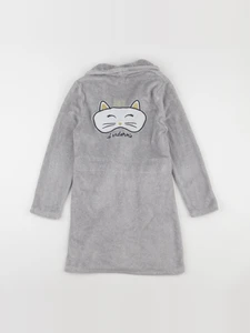 Vertbaudet - robe de chambre gris - 10 ans