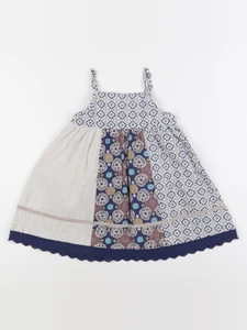 Vertbaudet - robe multicolore - 2 ans