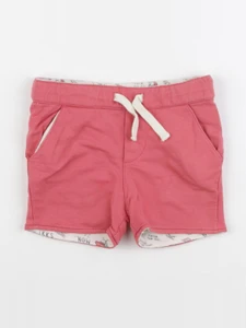 IKKS - short réversible rose, beige - 6 mois