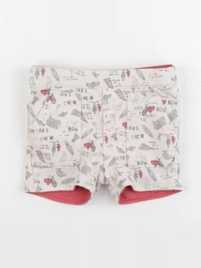 IKKS - short réversible rose, beige - 6 mois