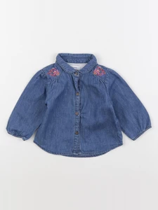 Vertbaudet - blouse imprimé au dos multicolore - 6 mois