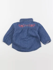 Vertbaudet - blouse imprimé au dos multicolore - 6 mois