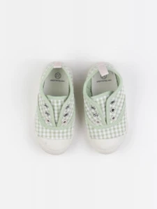 Vertbaudet - tennis élastiqué vert - pointure 22