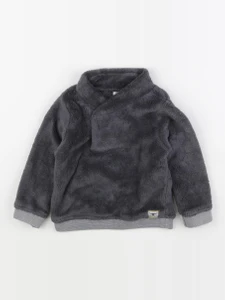 IKKS - polaire imprimé au dos gris - 2 ans