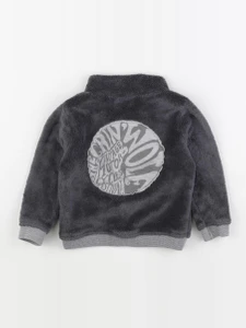 IKKS - polaire imprimé au dos gris - 2 ans