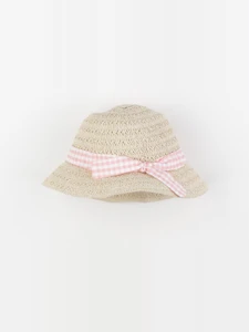 Vertbaudet - chapeau beige - 3/6 mois