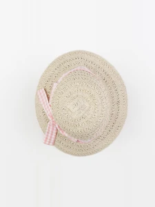 Vertbaudet - chapeau beige - 3/6 mois
