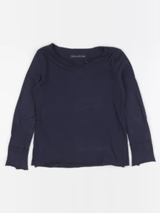 Zadig & Voltaire - tee-shirt imprimé au dos bleu - 8 ans