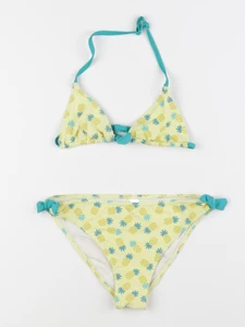 Okaidi - maillot de bain jaune, vert - 8 ans