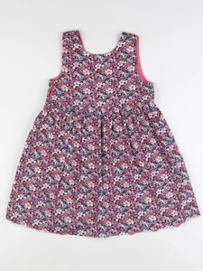 Vertbaudet - robe réversible multicolore - 8 ans