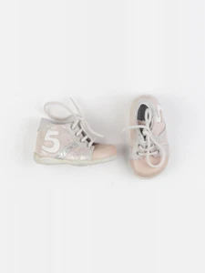 Little Mary - bottillons rose, argent - pointure 18