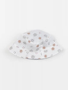 Vertbaudet - chapeau blanc, bleu - 12/18 mois