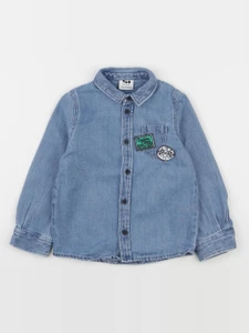 Tape à l'oeil - chemise bleu - 2/3 ans
