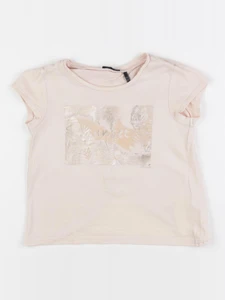 IKKS - tee-shirt rose - 4 ans