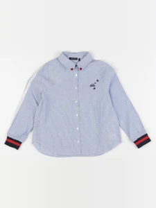 IKKS - chemise imprimé au dos bleu, blanc - 4 ans