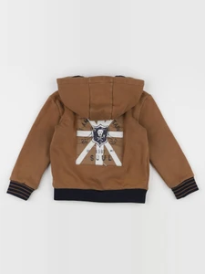 IKKS - sweat marron - 5 ans