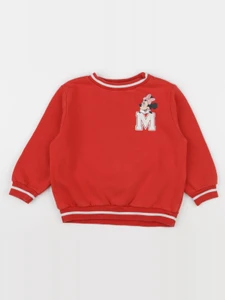 H&M - sweat rouge - 2/4 ans