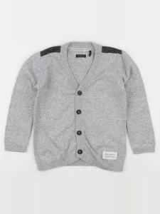 IKKS - gilet imprimé au dos gris - 3 ans