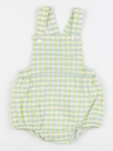 Jacadi - salopette jaune, bleu - 6 mois