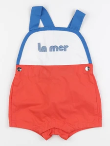 Jacadi - combinaison bleu, orange - 12 mois