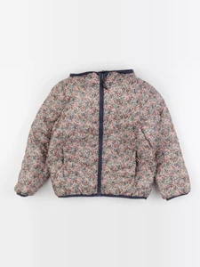 Vertbaudet - doudoune réversible multicolore - 8 ans