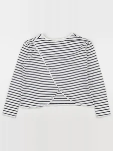 IKKS - tee-shirt bleu, blanc - 12 ans