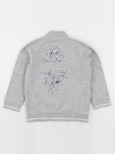 IKKS - sweat imprimé au dos gris - 5 ans