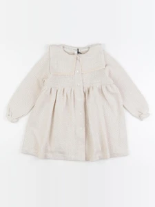 Marsou - Robe LUIDIA tricot écru - 5/6 ans