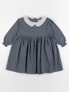 Marsou - Robe COMETE bleu vichy - 4 ans