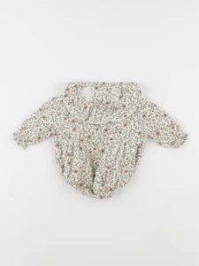 Marsou - combinaison MARGUERITE fleurs  - 3 mois