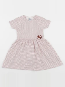 Petit Bateau - robe marron - 18 mois