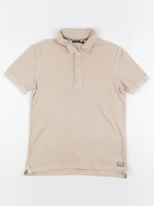 IKKS - polo imprimé au dos beige - 14 ans