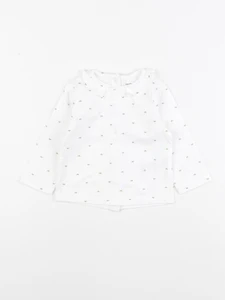 Vertbaudet - tee-shirt blanc - 6 mois