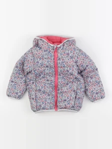 Vertbaudet - doudoune réversible multicolore - 3 ans