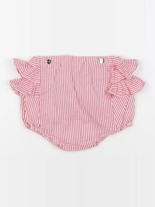 Jacadi - bloomer volants au dos blanc, rouge - 18 mois