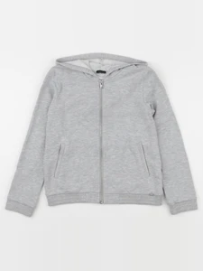 IKKS - sweat imprimé au dos gris - 10 ans