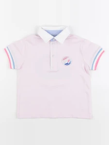 Jacadi - polo imprimé au dos rose - 4 ans