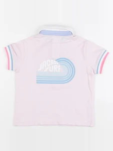 Jacadi - polo imprimé au dos rose - 4 ans