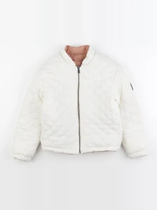 IKKS - doudoune réversible blanc, rose - 8 ans
