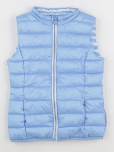 Okaidi - doudoune réversible bleu, blanc - 6 ans