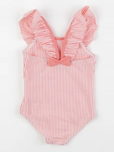 Vertbaudet - maillot de bain rose - 12 mois