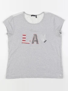 IKKS - tee-shirt gris - 12 ans