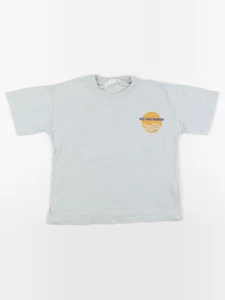 Zara - tee-shirt imprimé au dos vert - 6/7 ans
