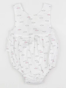 Jacadi - combinaison blanc - 6 mois