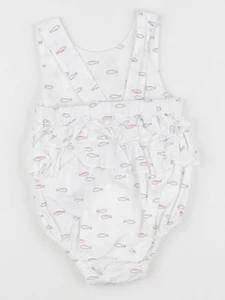 Jacadi - combinaison blanc - 6 mois