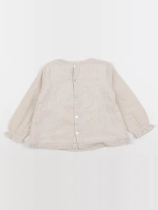 Little Cigogne - blouse jaune, or - 3 ans