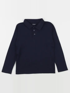 Vertbaudet - polo imprimé au dos bleu - 8 ans